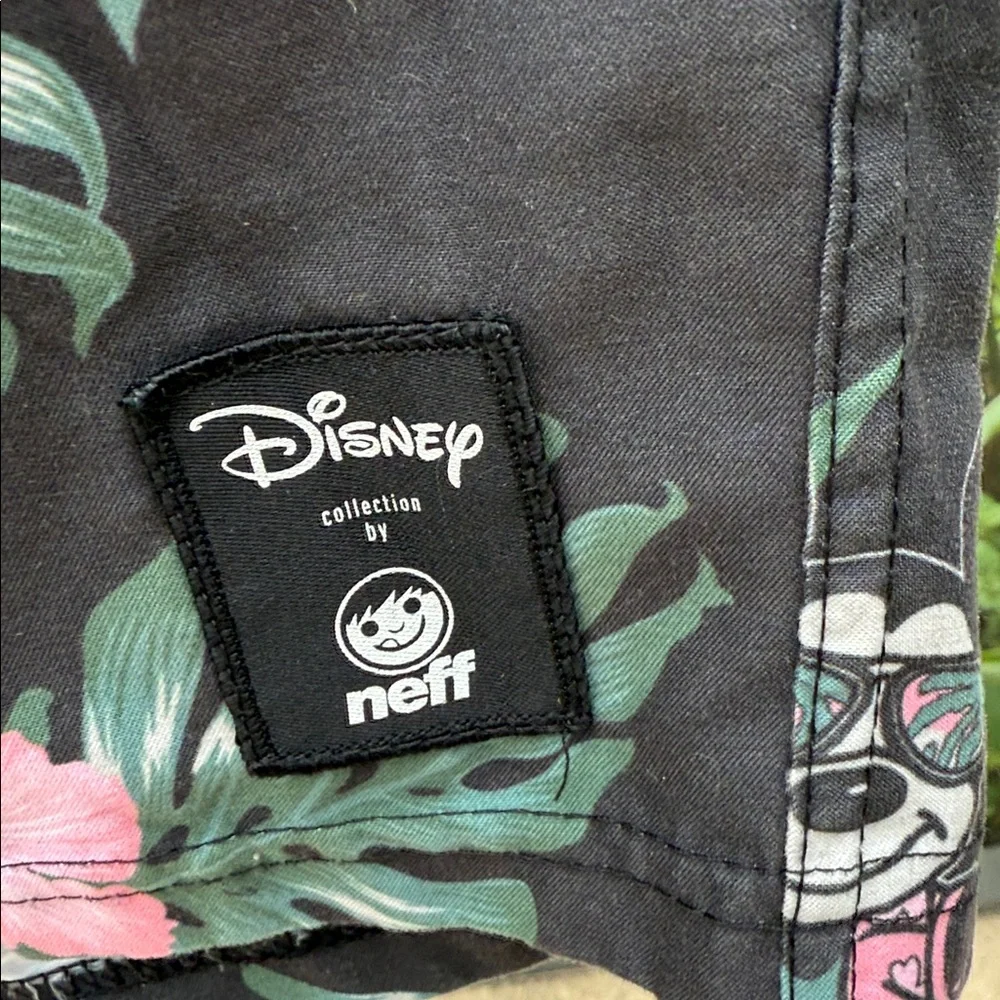 Disney Swim Shorts Mickey Mouse Hawaiian Bathing Suit Neff Men’s Size XL